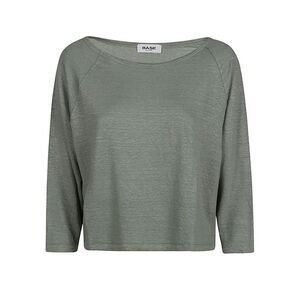 Base Women's Linen Boat-Neck Sweater